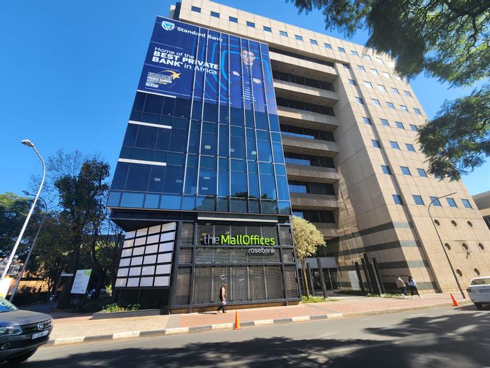 Prime office space to rent in Rosebank, connected to Rosebank Mall and Gautrain.