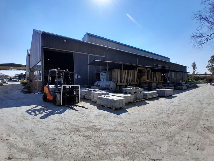 Industrial property for sale in Rustenburg Central with workshops, office, and equipment.