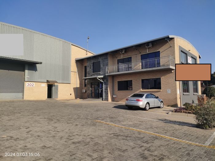 Industrial Property To Rent in North Riding: Warehouse, offices, security, and large yard.