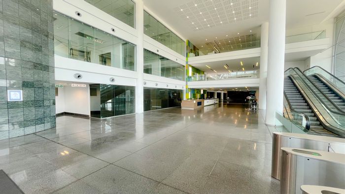 Spacious 2159m² office in Melrose Arch, to rent with versatile layout.