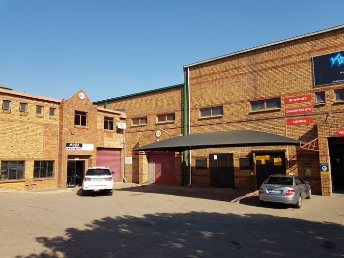 For Sale: Industrial sectional title warehouse in Strijdompark with security, parking, and 80 amps power.