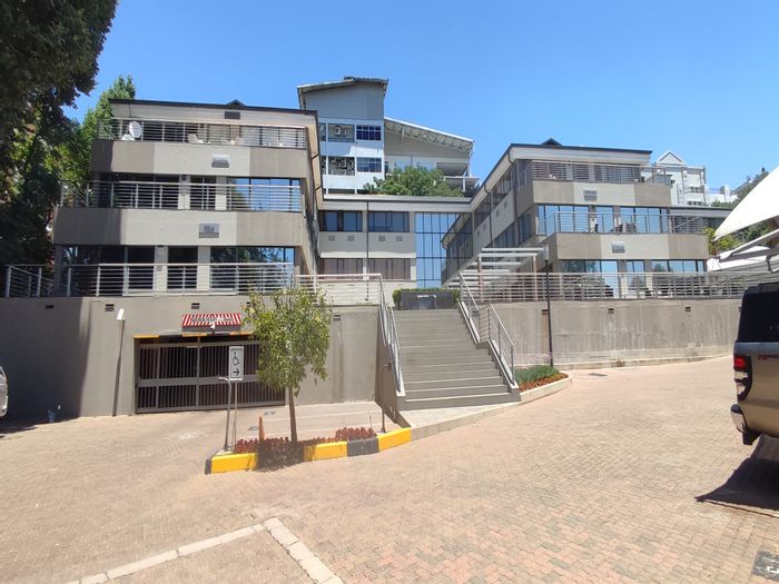 Office To Rent in Illovo: 208m2 suite with private patio, security, and amenities.