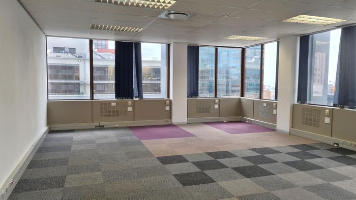 Office To Rent in Cape Town City Centre with secure parking and 24-hour security.