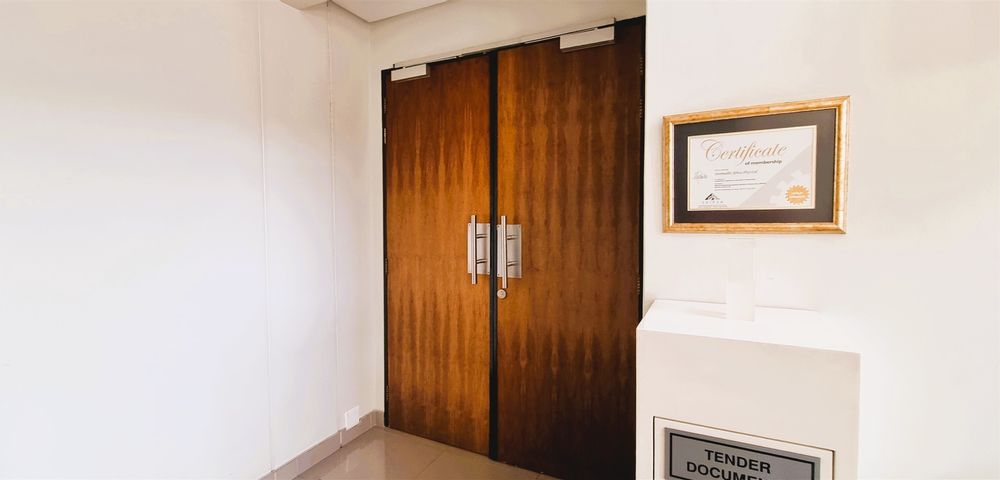 Entrance to offices