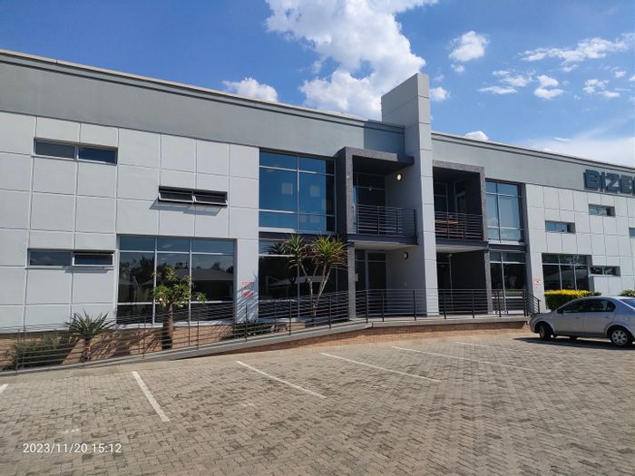Industrial property in Lanseria to rent with offices, warehouse, and ample parking.