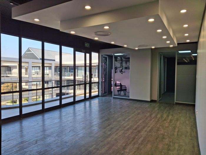 Office To Rent in Irene: Flexible layout, boardrooms, private kitchen, scenic views.