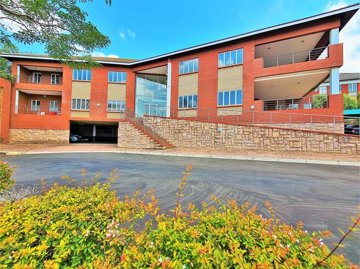 Ground floor office in Fourways with private patio, boardroom, and 24-hour security.