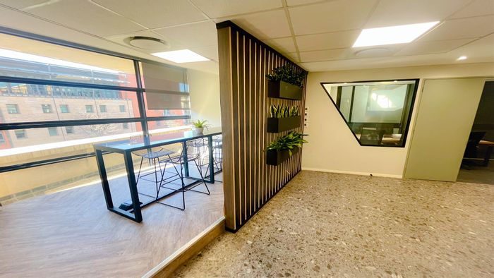 Office To Rent in Melrose Arch with courtyard, parking, and flexible lease terms.