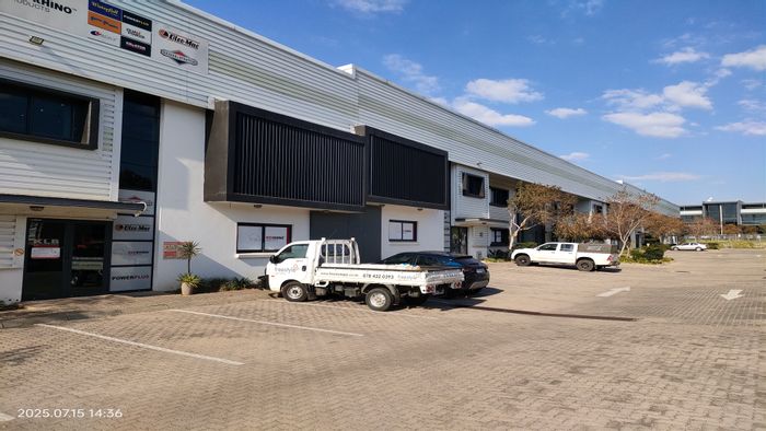 Industrial double unit in Lanseria, secure estate, ample yard space, offices included.