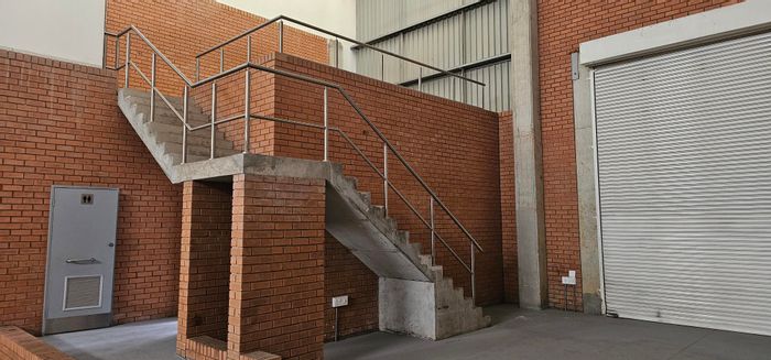To Rent: Industrial Warehouse in Modderfontein Industrial with high security and versatile space.