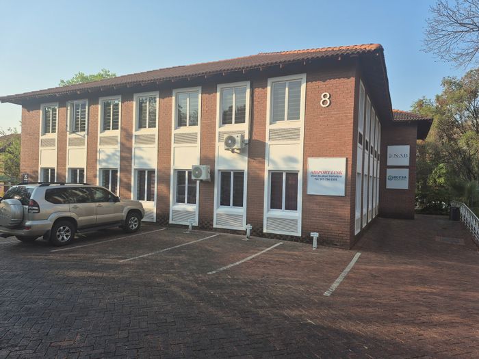 Office to Rent in Craighall Park with 24-hour security and rooftop solar power.