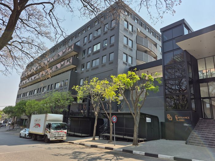 Office To Rent in Rosebank: 208m², fitted space with boardroom, patio access.