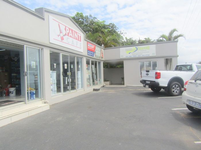 Amanzimtoti Business For Sale: Prime location, multiple offices, ample parking, and garage.