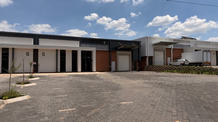 Industrial warehouse for rent in Highveld with security, access control, and ample parking.