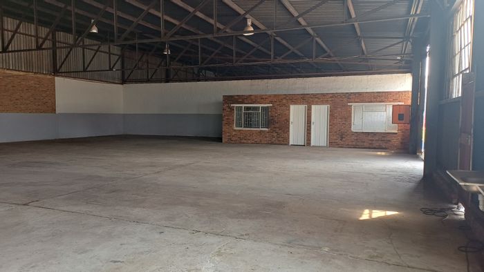 Industrial space to rent in Meyerton Park with three-phase power and secure access.
