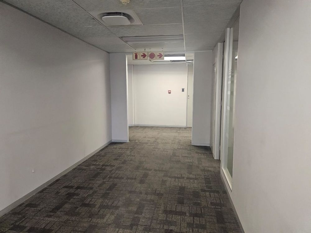 Hallway between private offices