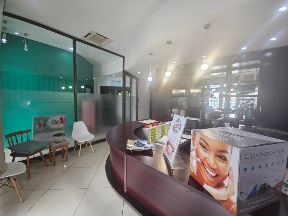 Reception area of medical / wellness hub