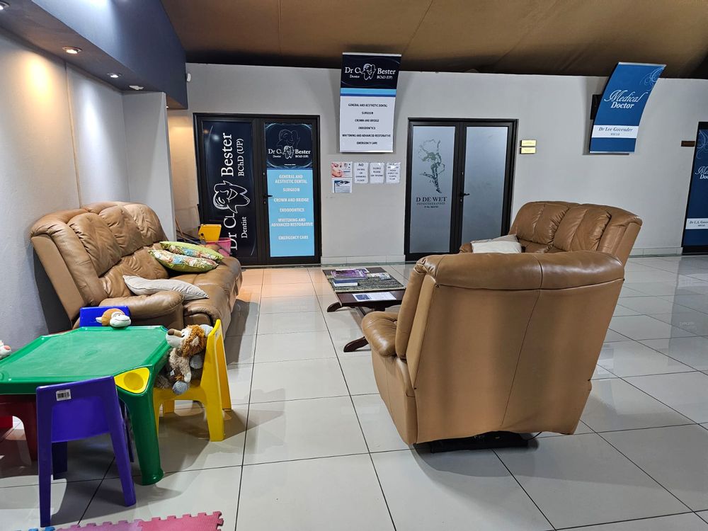 Reception area to Medical and Wellness hub