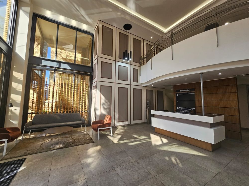 Reception at ground level