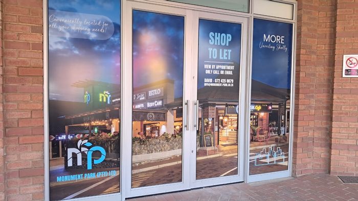 Retail Space to Rent in Monument Park: 60m², ideal for medical professionals.