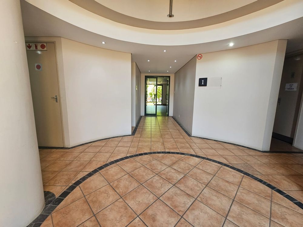 Entry at ground level of building