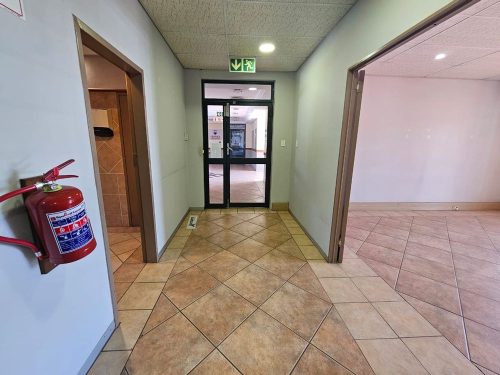 Entrance to office from inside office