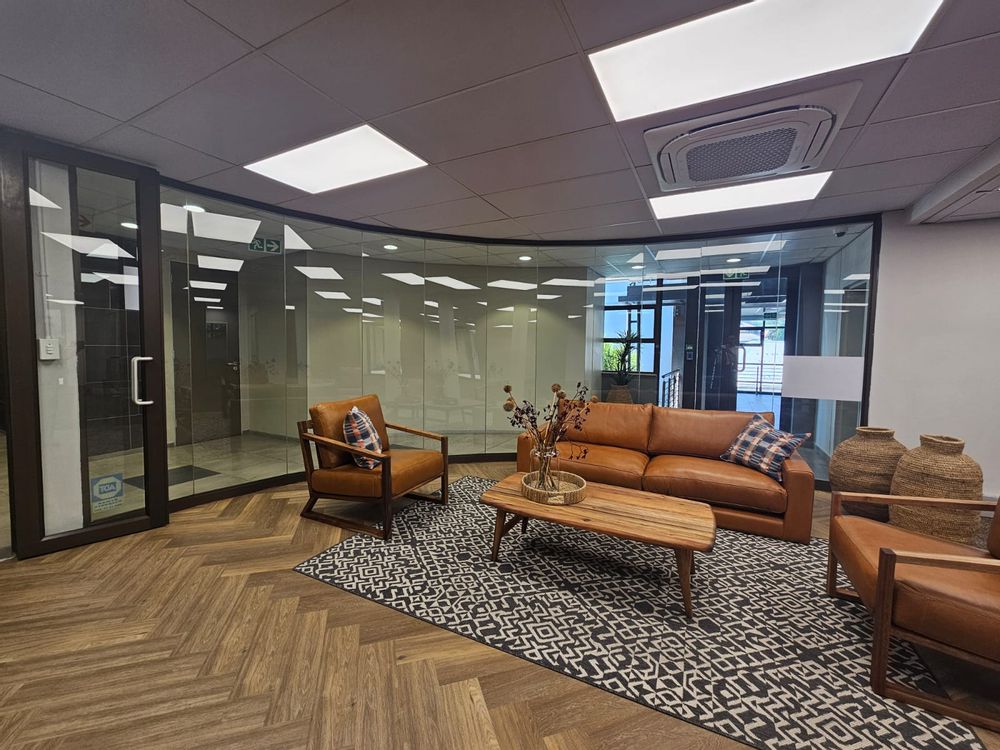 Modern and open reception area view 2