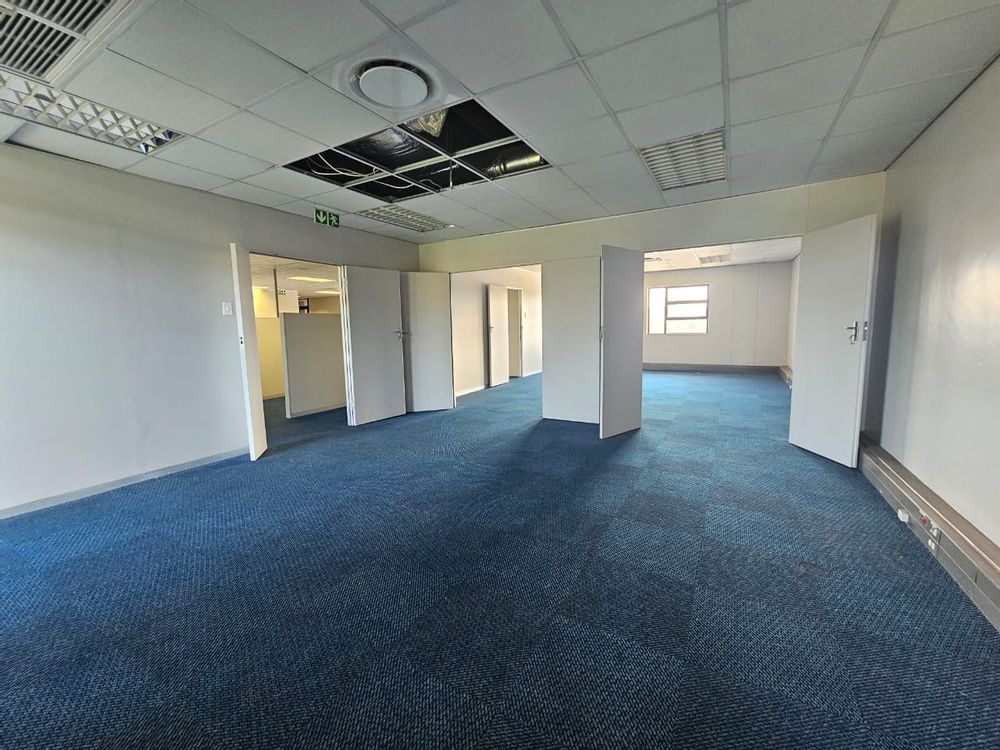 Open area leading to private offices