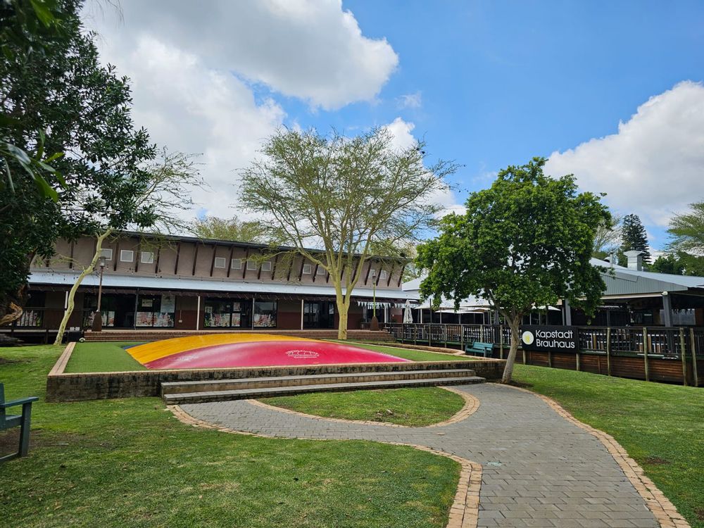 Outside kiddies entertainment area