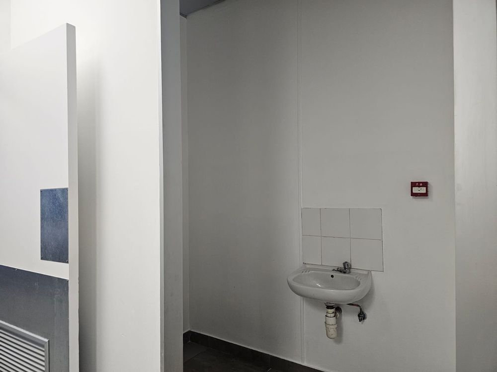 Back office with hand basin