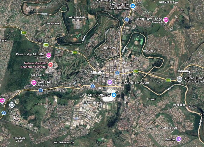 Vacant Land Commercial for Sale in Mthatha Central, 39,105 sqm industrial-zoned stands.