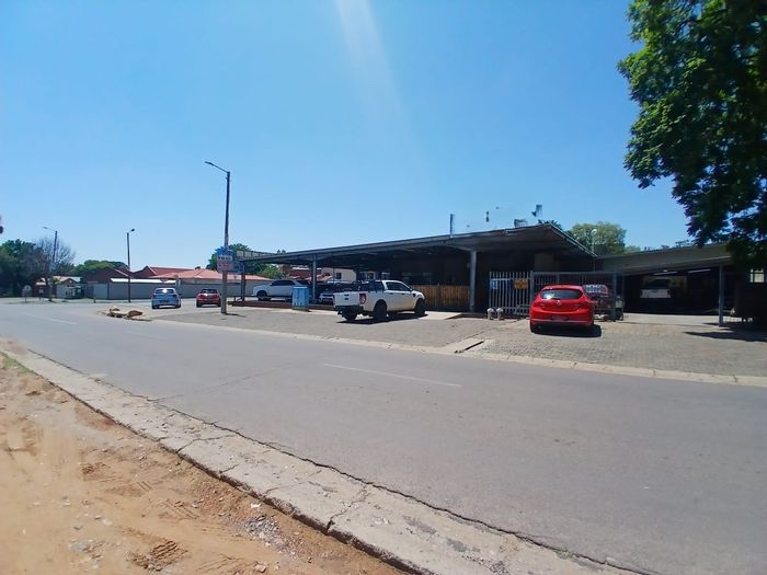 Commercial property for sale in Rustenburg Central with high visibility and parking.