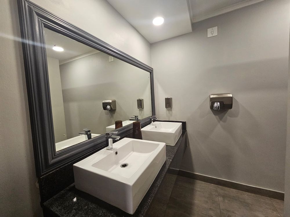 Communal Men's and Ladies' bathrooms