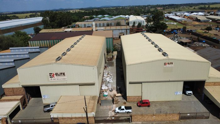 Industrial property for sale in Sybrand Van Niekerk with dual factories and gantry cranes.