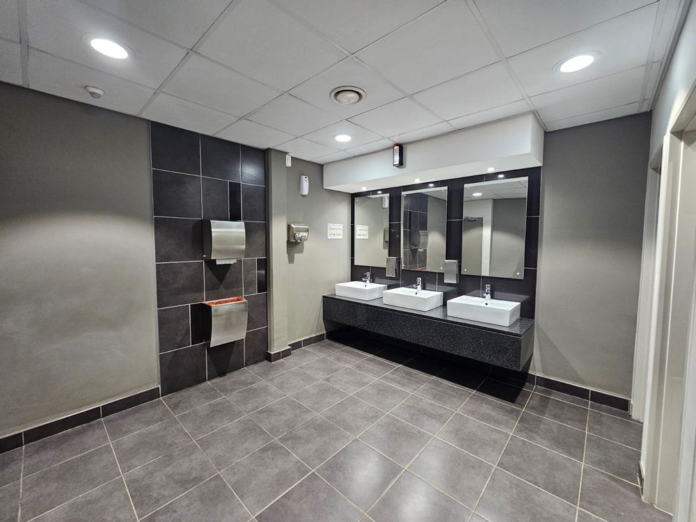 Neat and modern bathrooms