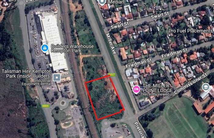 Vacant Land Commercial For Sale in Kempton Park AH, 11,686 sqm for development.