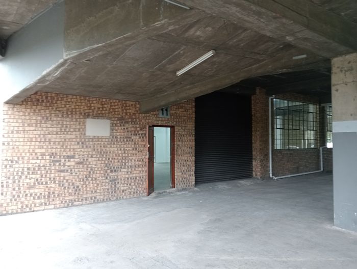 Industrial space to rent in New Germany with ample parking and loading facilities.