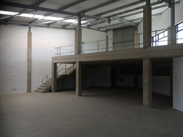 Industrial mini warehouses for rent in Cornubia Central with 3-phase power access.