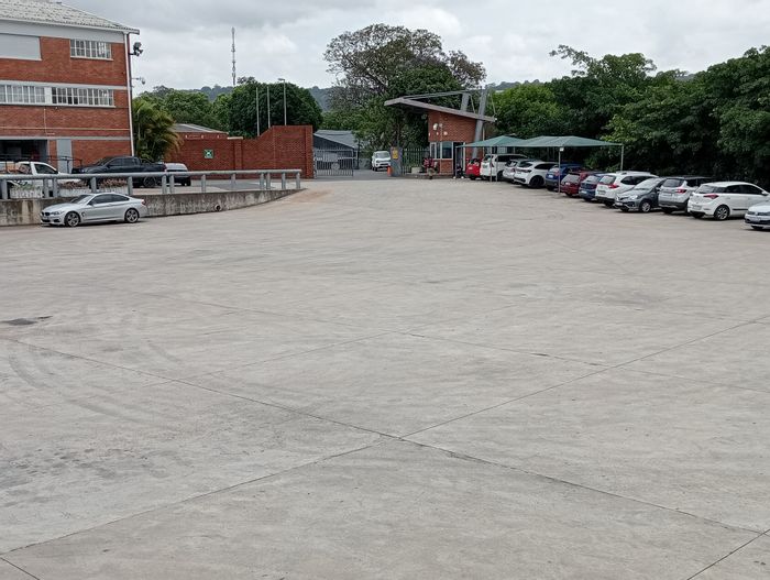 Industrial property in New Germany to rent: large yard, multiple docks, office space.