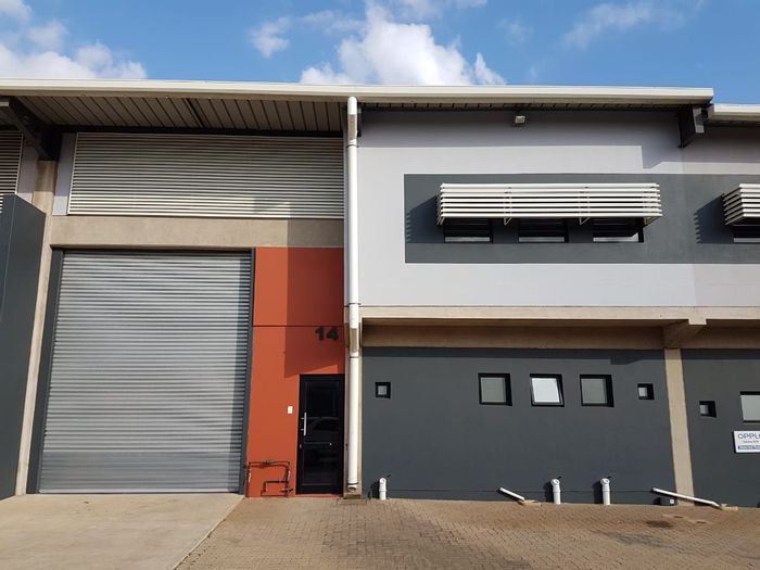 Industrial Unit To Rent in Cornubia Central: 380 sqm, 5 parking bays, available April 2025.