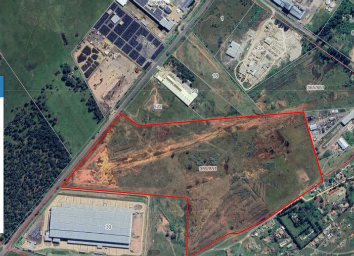Prime Cato Ridge Central vacant land for sale, ideal for industrial development.