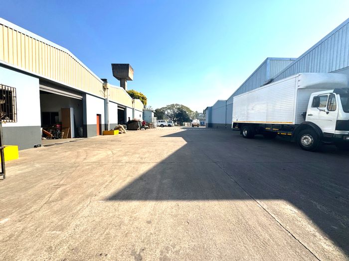 Industrial space to rent in Tongaat Industrial with 24-hour security and easy access.