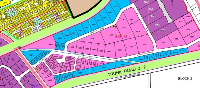For Sale: 4.77 Ha Industrial Property in Swakopmund Ext 10, near railway line.