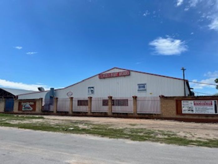 Industrial property for sale in Grootfontein Central with ample storage and workshop space.