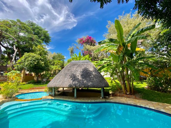 For Sale: Rundu Central Lodge with 8 rooms, restaurant, bar, and manager's house.