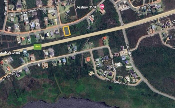 Vacant Land Residential For Sale in Bettys Bay Central with mountain and sea views.