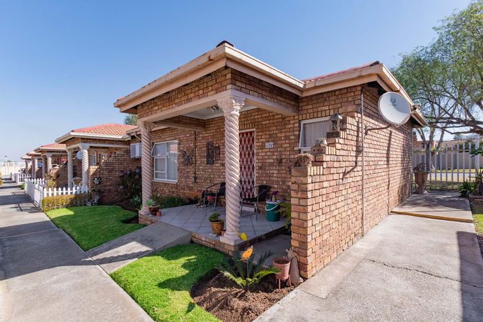 For Sale: Townhouse in Van Dyk Park with communal gardens and secure parking.