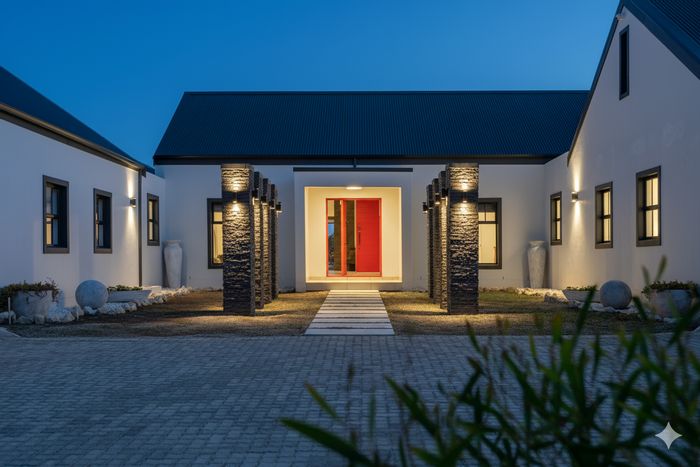 For Sale: House in Long Acres Country Estate with off-grid system and expansive gardens.