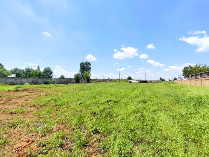 Vacant Land Residential For Sale in Van Der Hoff Park, ideal for development.
