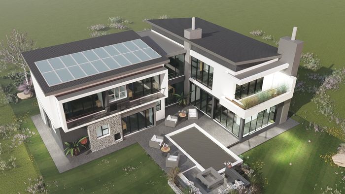 For Sale: House in Midstream Heights with pool, staff quarters, and four garages.